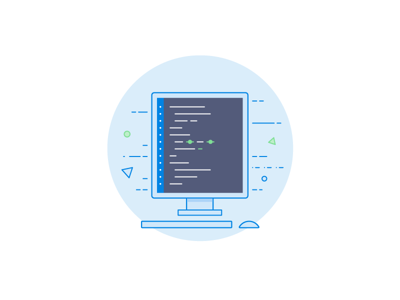 Code monitor everyday icon