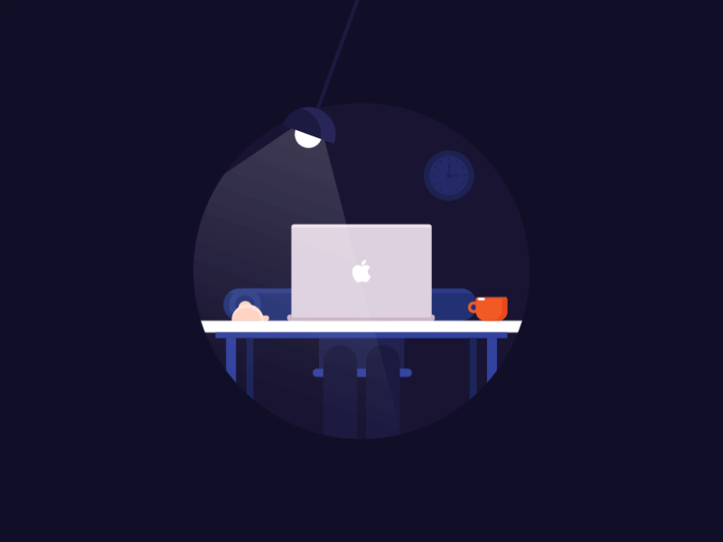 Night everyday gif icon workspace