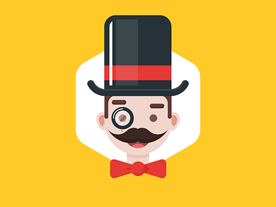 It's Monopoly time! character everyday icon monopoly