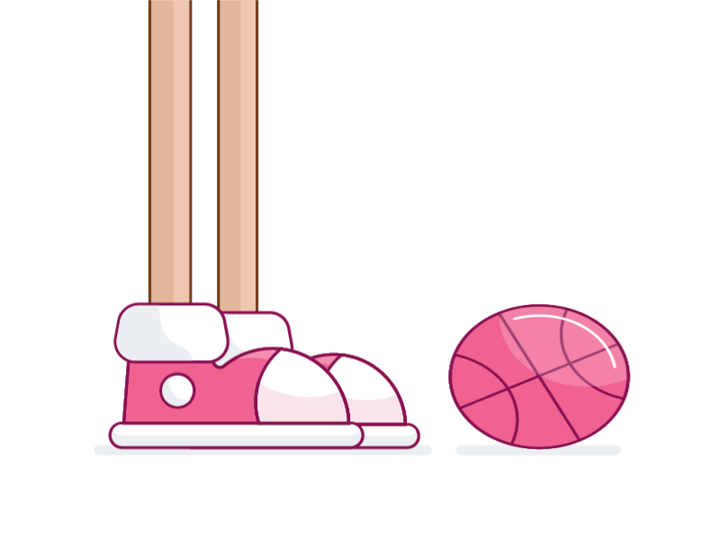 Women's basketball everyday gif icon