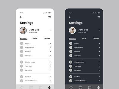 Settings page figma settings page settings ui ui uidaily ux