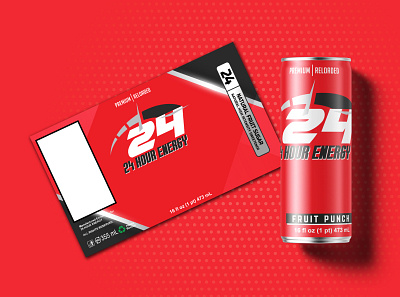 24 Hour Energy Can banner branding can cans design display drink energy energy drink logo photoshop slider