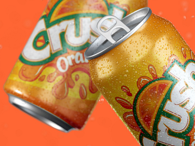 orange crush can clipart