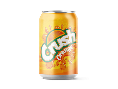 Orange Crush Animation alcohol banner beer branding can cans crush design display energy energy drink logo photoshop soda