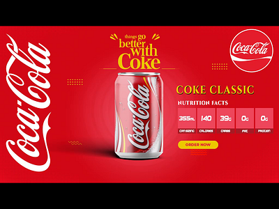 Coca Cola Can Animation animate banner branding can coke cola design display logo pepsi pepsico photoshop product soda sugar summer
