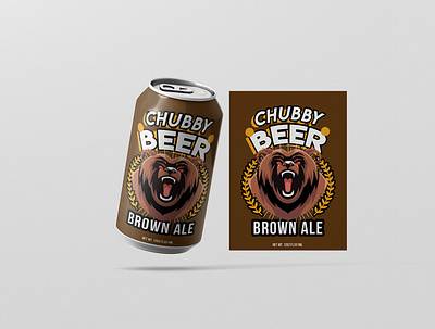 Chubby Bear Concepts banner beer branding can chubby design drink energy logo photoshop soda