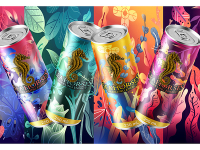 Seahorses Sparkling Energy Drink