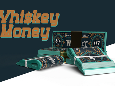 Whiskey Money Dollar Bill