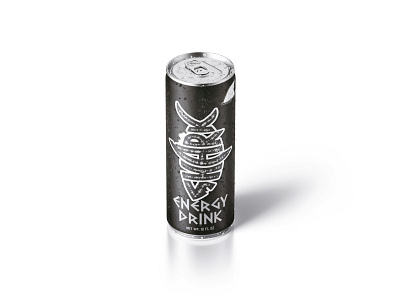 Shark Energy Drink - Black Can banner beer branding can design drink ecommerce energy logo packaging photoshop product soda soda can