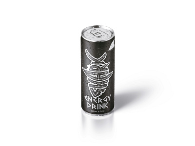 Shark Energy Drink - Black Can