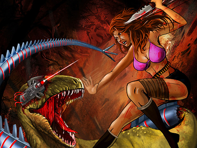 raptor vs girl