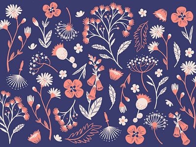 Wild Flowers Pattern