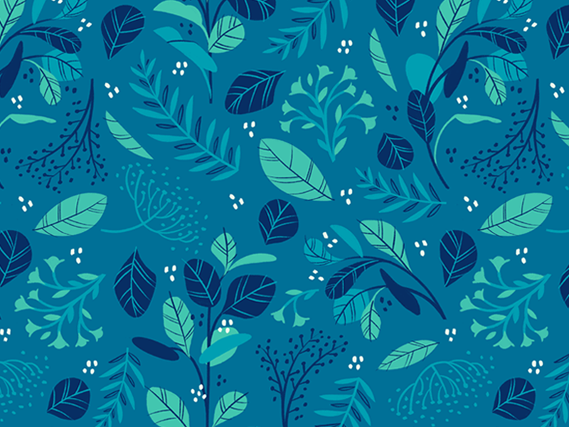Eucalyptus pattern bluegreen leaf floral procreate digitalillustration leaves spring cool eucalyptus plants illustration patterndesign seamless pattern