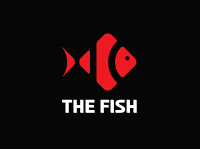 THE FISH logo design concept brand brand design brand identity branding design graphic design illustrator logo logo design minimal typography