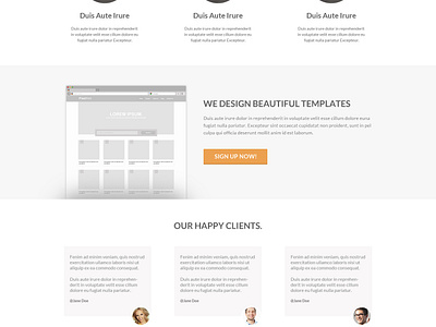 Free PSD & HTML5 Website Template by pixel hint on Dribbble