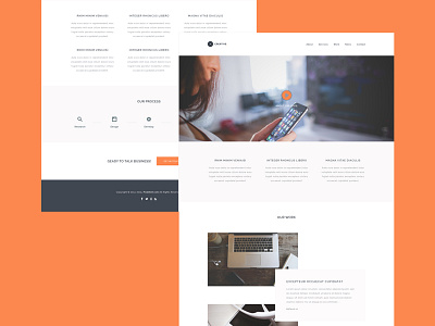 Creativs A Complete HTML5 & PSD Website Template - Freebie