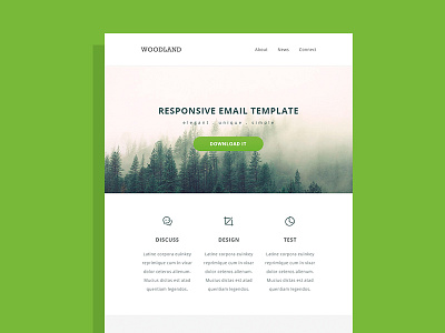 Responsive HTML Email Template code css email html minimal newsletter responsive template tutorial