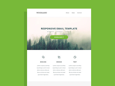 Responsive HTML Email Template code css email html minimal newsletter responsive template tutorial