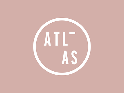 ATLAS brand concept brand logo wordmark