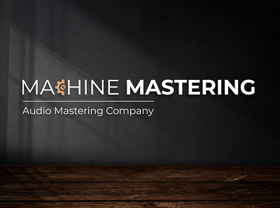 Machine Mastering art audio branding concept graphics logo logodesign logotype machine music typography vector