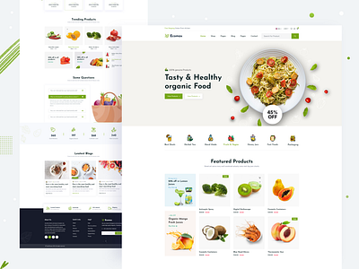 Ecomax-Organic Ecommerce Landing Page