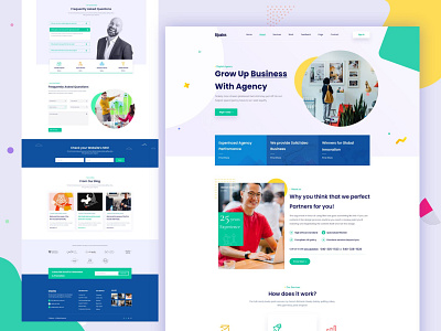 Azancio Digital Agency Landing Page