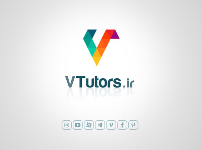 Vtutors Logo Design & Logo Animation after effects animation design logo logo animation logo design motion graphic motiongraphics