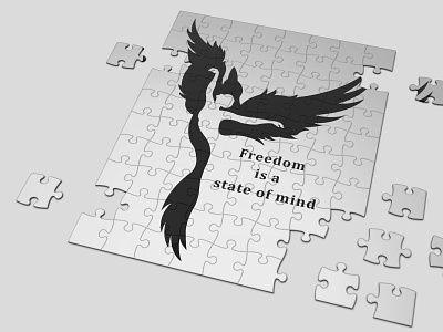 FREEDOM FLY black design