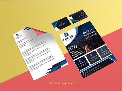 Flyer & Business Card business card flyer design