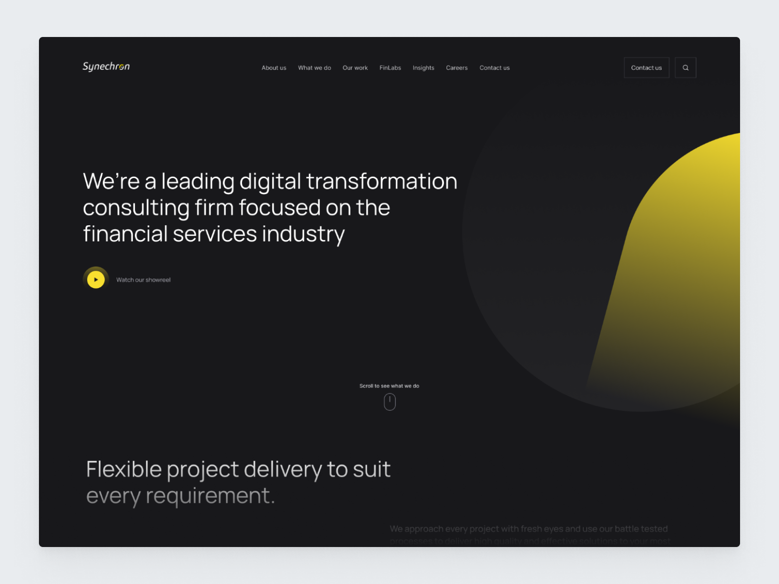 Consulting Firm Website Concept by Taj Rahman on Dribbble