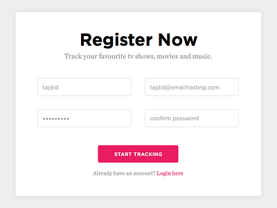 Sign Up - Day #001 001 100day dailyui form input interface register sign up ui ux visual