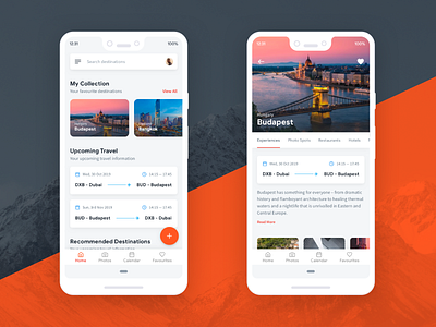 Travel App Concept android android app app exploration ui visual