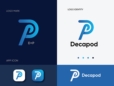 Decapod  modern logo and brand identity design