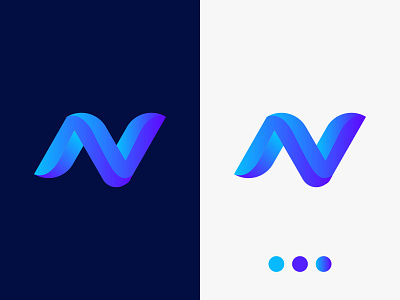 N modern letter logo design 3d app app logo brand identity branding colorful design dribble best shot gradient illustration lettermark logo logo trends 2020 logodesign minimal modern n letter typography ui vector