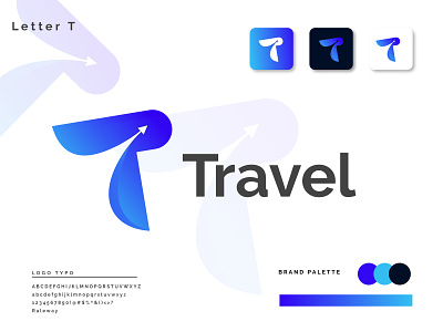 Travel insurance company logo design