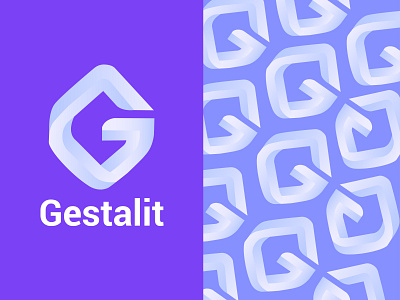 Gestalit Letter G Logo Template agency app brand brand design brand guide branding colorful design entertainment geometric graphic grid lettering logo modern professional startup studio visual identity web