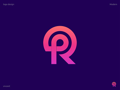 Prosfar Logo design ( letter P & R )