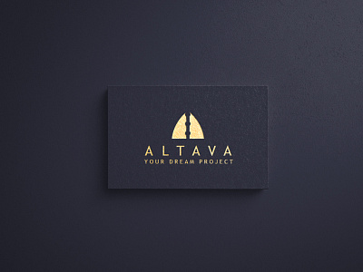 Altava logo mark. ( Luxury Brand ) a logo beauty brand design branding business clothes design elegant fashion golden logo illustraion jewellery logo logo design logotype luxury luxury brand luxury branding luxury logo minimal