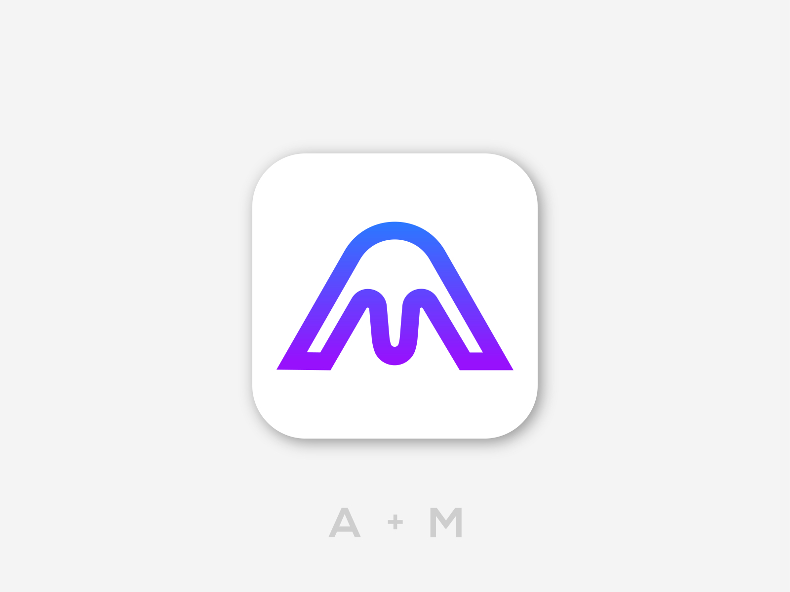 Letter A+M (App Icon) by Shihab | Logo designer on Dribbble