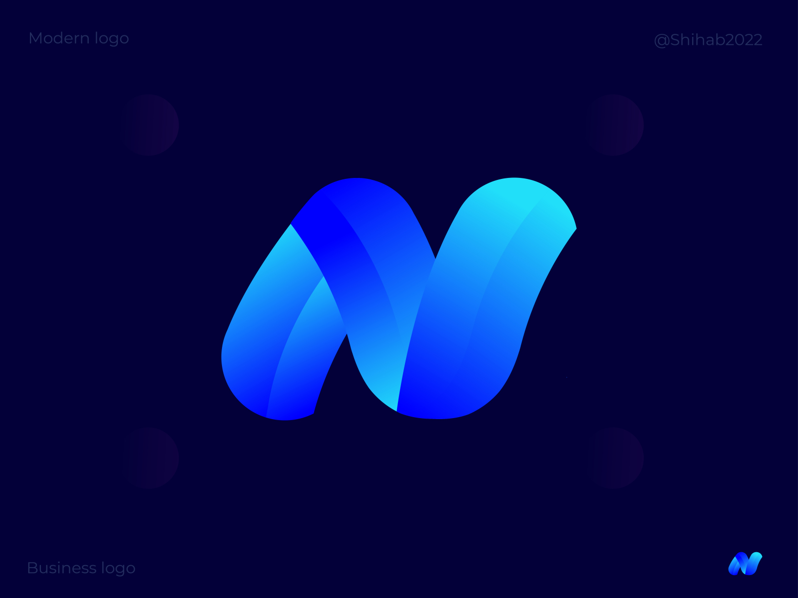 Modern N letter logo mark. N logo by Shihab | Logo designer on Dribbble