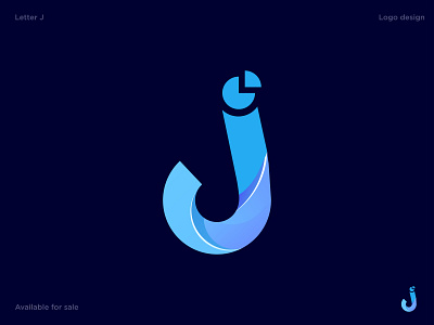 Letter J modern logo