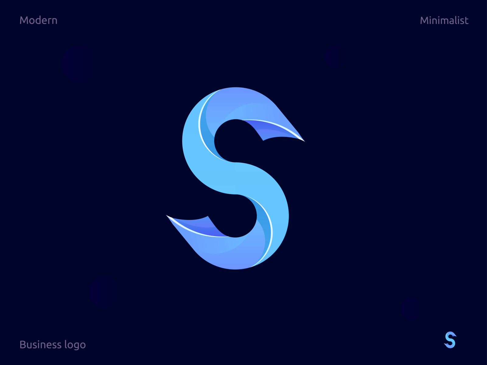 Modern S Letter Logo Mark. by Shihab | Logo designer on Dribbble