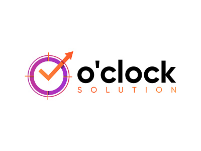 O'clock logo design for digital marketing agency abstract logo advertising agency best logo designer brand identity branding creative design digital marketing financial logo gradient icon illustration logo logo trend 2021 logotype modern logo ui ux vector