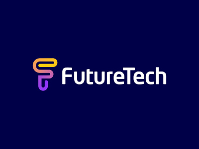 FutureTech logo design. F letter logo, Tech logo