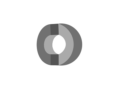 Optimus | isometric O Letter Logo 3d black and white blender branding digitalart icon illustration illustrator isometric letter logo logos o