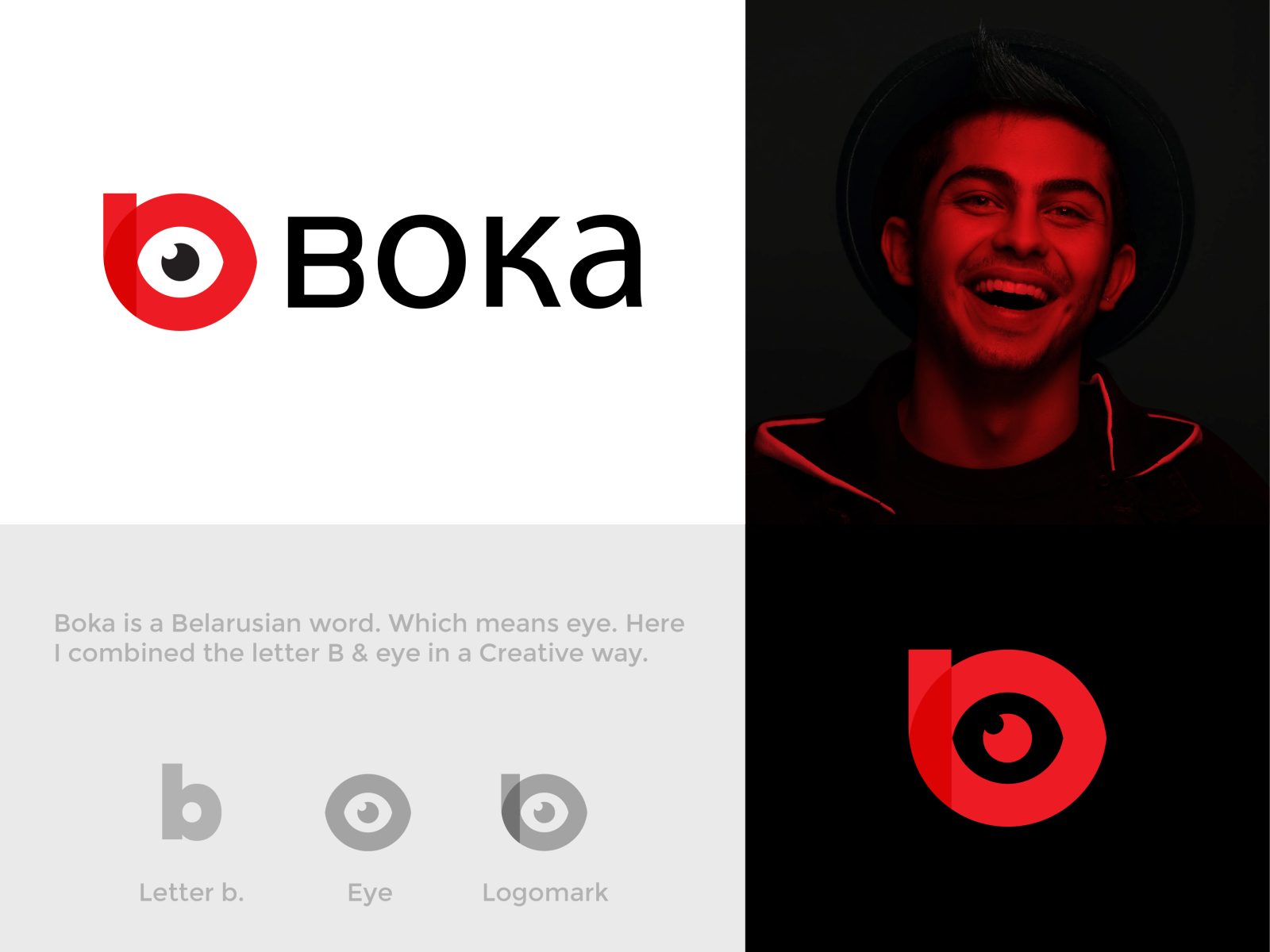 Boka- Logo Design. Eye Logo. B Letter Mark By Shihab | Logo Designer On ...