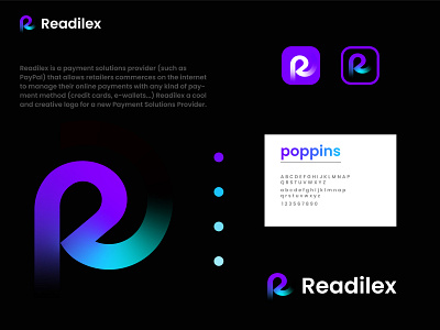 Readilex - logo design app branding business cryptocurrency data finance identity letter r lettering logo logo design logos marketing money monitoring partnership payment retail software transfer