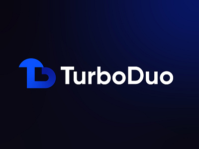 TurboDuo logo design brand identity branding logo logos modern logo turboduo visual identity