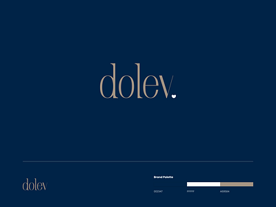 Dolev | Logo Design art branding dental clinic dental logo design flat icon lettering logo minimal type typography
