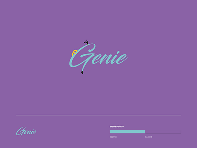 Genie | Logo Design app branding clean design digital economy genie gig lettermark logo logo design logotype minimal typography vector